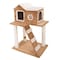 Pet Adobe 3-tier 34.5-inch Cat Tree Multilevel Tower with Scratching Posts, Ladder and Toys for Cats/Kittens 599663DNS - alternate 4